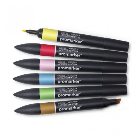 Zestaw Promarkerów Winsor&Newton, 6szt Mid Tones - 2